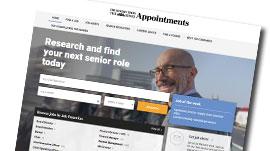 Browse executive and senior roles 